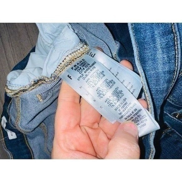 FP1 FRAME Jeans Ali High Rise Cigarette Distressed Size 29 Womens Stretch - Picture 6 of 7